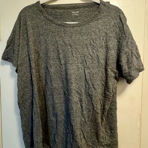 Madewell Women’s  Heather Gray Crewneck T-Shirt